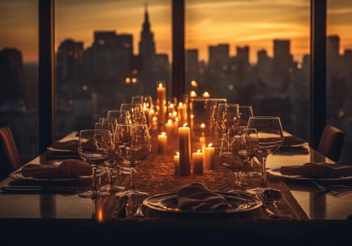 luxury-dining-experience-cityscape-night-generated-by-ai